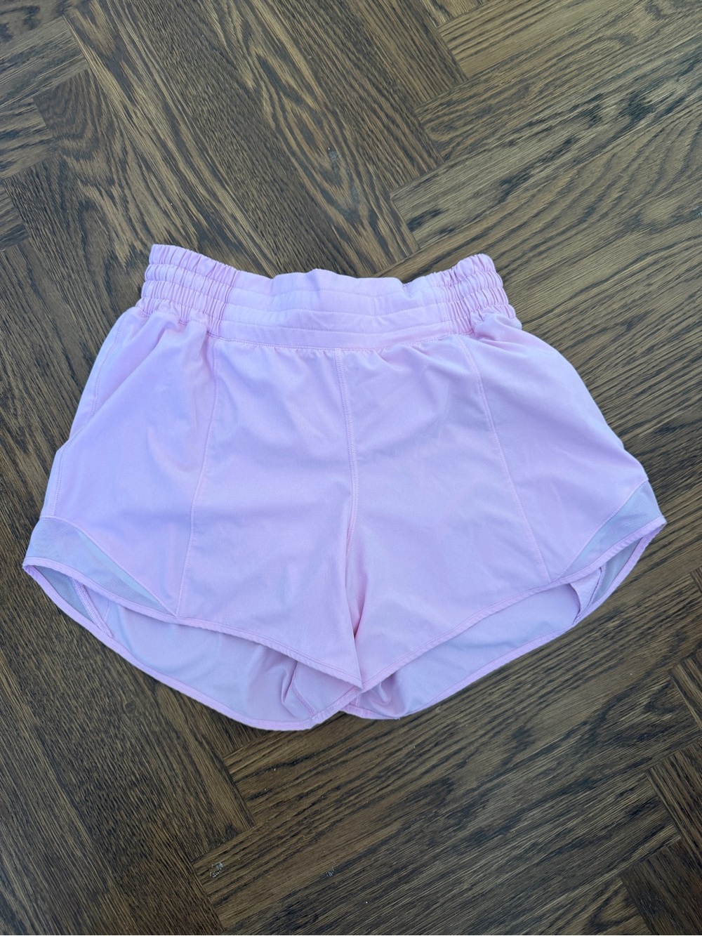lululemon athletica Light Pink Hotty Hot Short - 4" lined